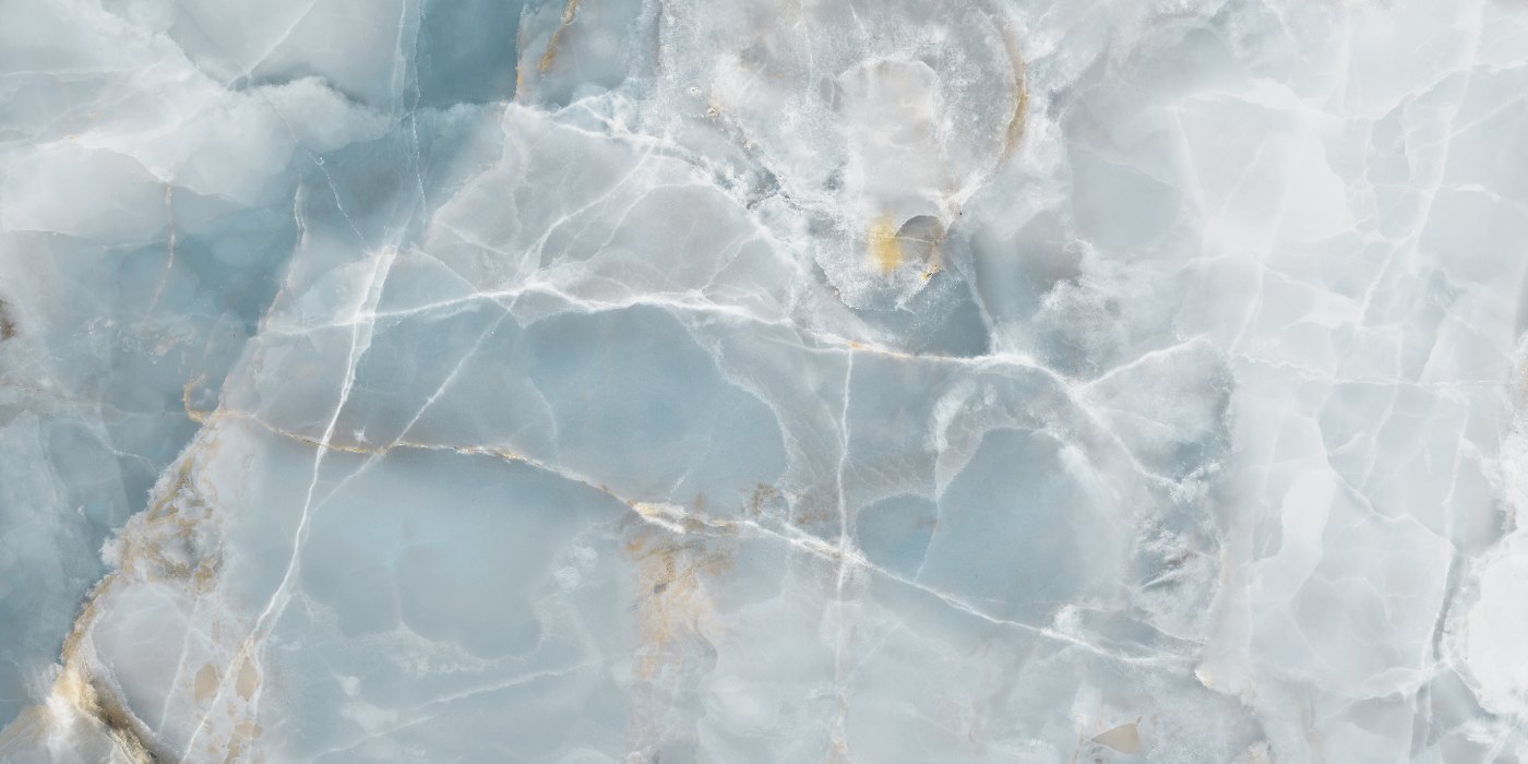 Rare Onyx Aqua — porcelain tile face